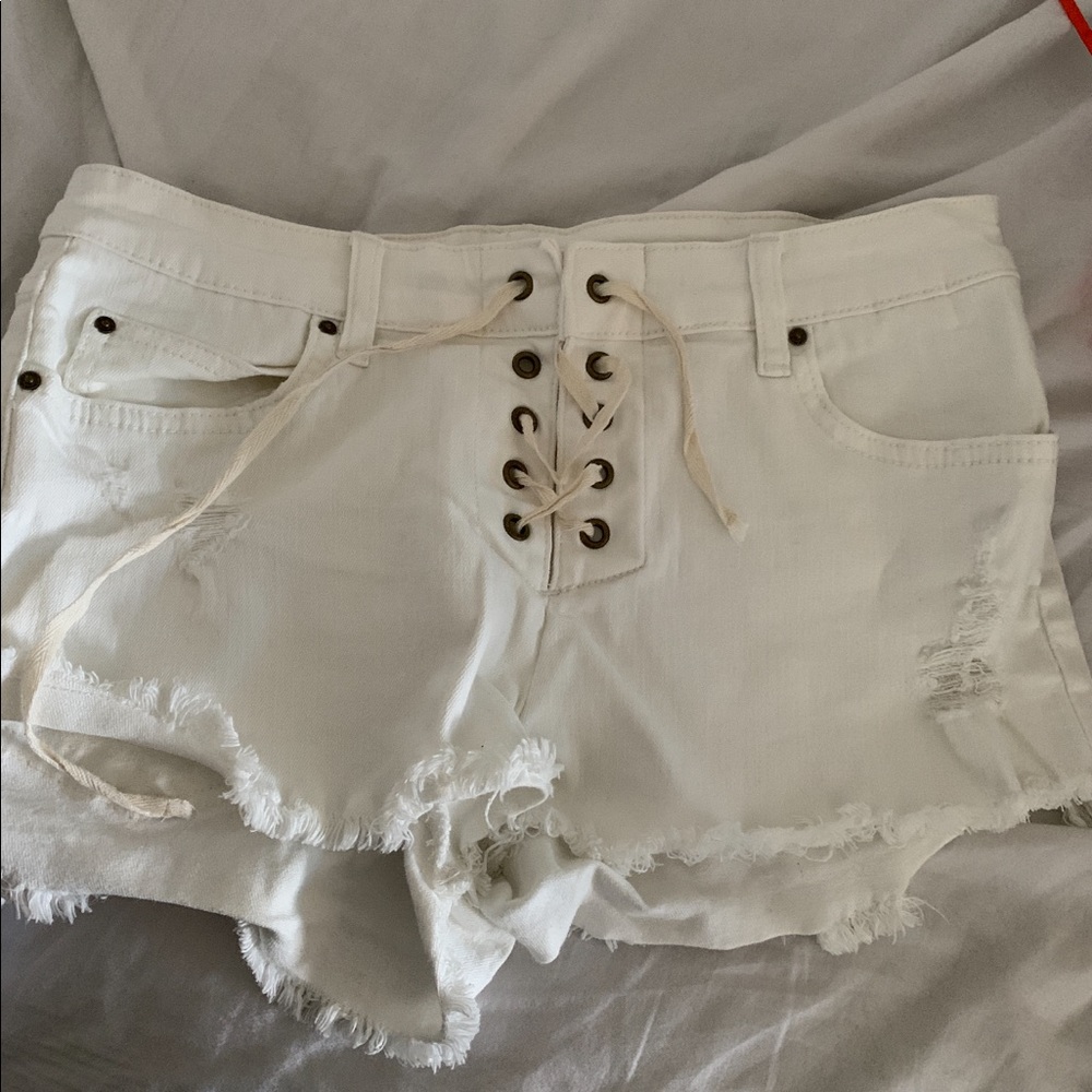White shorts